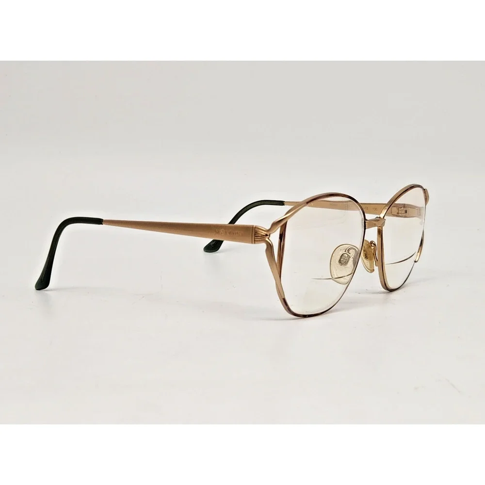 Yves Saint Laurent YSL 4080 Y307 Gold Tone Eyeglasses Frames 54-15-130 Vintage